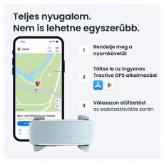 TRACTIVE Tractive GPS DOG 6 menta kutya GPS nyomkövető és tevékenységfigyelő Háztartás / Otthon / Kültér - Egyéb háztartási termék - 501906