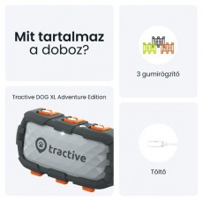 TRACTIVE Tractive GPS DOG XL Adventure Edition kutya GPS nyomkövető és tevékenységfigyelő Háztartás / Otthon / Kültér - Egyéb háztartási termék - 501904