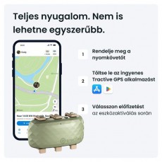 TRACTIVE Tractive GPS DOG XL zöld kutya GPS nyomkövető és tevékenységfigyelő Háztartás / Otthon / Kültér - Egyéb háztartási termék - 501903