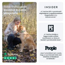 TRACTIVE Tractive GPS DOG XL zöld kutya GPS nyomkövető és tevékenységfigyelő Háztartás / Otthon / Kültér - Egyéb háztartási termék - 501903