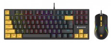 Tracer Hornet 87 GameZone ENG USB fekete mechanikus billentyűzet és egér Iroda és számítástechnika - Billentyűzet / billentyűzet szett - Vezetékes - 514626