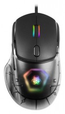 Tracer Neon GameZone USB RGB fekete/átlátszó egér Iroda és számítástechnika - Egér - Vezetékes egér - 514628
