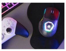 Tracer Neon GameZone USB RGB fekete/átlátszó egér Iroda és számítástechnika - Egér - Vezetékes egér - 514628