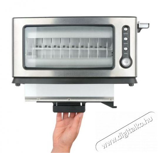 Trebs 99320 Transparent infrared toaster átlátszó infrás kenyérpirító Konyhai termékek - Konyhai kisgép (sütés / főzés / hűtés / ételkészítés) - Kenyérpirító - 296853