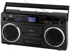 Trevi RR504 Bluetooth kazettás rádió - fekete Audio-Video / Hifi / Multimédia - Rádió / órás rádió - Hordozható, zseb-, táska rádió - 352820