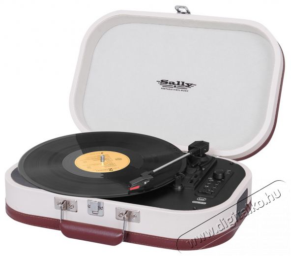 Trevi TT 1020BT Bluetooth lemezlejátszó - bézs Audio-Video / Hifi / Multimédia - Bakelit lemezjátszó - Bakelit lemezjátszó - 352821