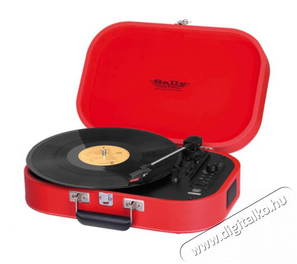 Trevi TT 1020BT Lemezjátszó Bluetooth - piros Audio-Video / Hifi / Multimédia - Bakelit lemezjátszó - Bakelit lemezjátszó - 352824
