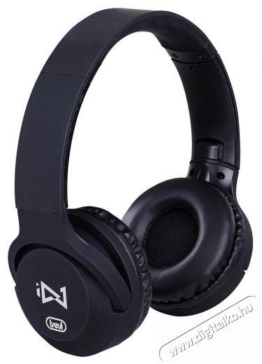 Trevi DJ 601 M mikrofonos fejhallgató - fekete Audio-Video / Hifi / Multimédia - Fül és Fejhallgatók - Fejhallgató mikrofonnal / headset - 367029