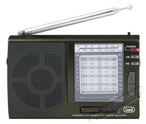 Trevi MB728 Fekete hordozható rádió Audio-Video / Hifi / Multimédia - Rádió / órás rádió - Hordozható, zseb-, táska rádió - 384180