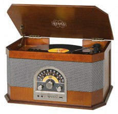 Trevi TT 1040 Wood Lemezjátszó Audio-Video / Hifi / Multimédia - Bakelit lemezjátszó - Bakelit lemezjátszó - 468165