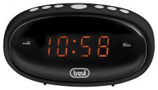 Trevi EC 880 fekete digitális ébresztőóra Háztartás / Otthon / Kültér - Óra - Ébresztőóra - 492403