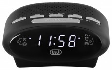 Trevi RC 821 fekete órás rádió Audio-Video / Hifi / Multimédia - Rádió / órás rádió - Asztali rádió - 492406