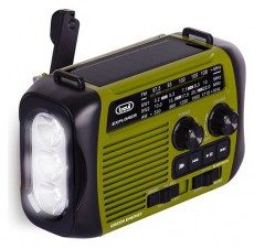 Trevi RA 7F30 BT FM/USB/microSD/Bluetooth napelemes,lámpás,dinamós zöld rádió Audio-Video / Hifi / Multimédia - Rádió / órás rádió - Hordozható, zseb-, táska rádió - 499875