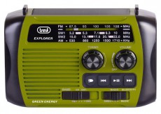 Trevi RA 7F30 BT FM/USB/microSD/Bluetooth napelemes,lámpás,dinamós zöld rádió Audio-Video / Hifi / Multimédia - Rádió / órás rádió - Hordozható, zseb-, táska rádió - 499875