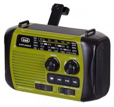 Trevi RA 7F30 BT FM/USB/microSD/Bluetooth napelemes,lámpás,dinamós zöld rádió Audio-Video / Hifi / Multimédia - Rádió / órás rádió - Hordozható, zseb-, táska rádió - 499875