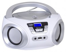 Trevi CMP 544BT hordozható fehér Bluetooth/FM/USB/AUX/CD boombox Audio-Video / Hifi / Multimédia - Hordozható CD / DVD / Multimédia készülék - Hordozható CD / Multimédia rádiómagnó / Boombox - 500457