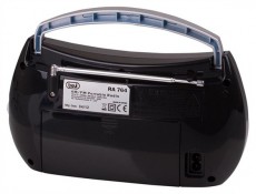 Trevi RA 764 Black fekete rádió Audio-Video / Hifi / Multimédia - Rádió / órás rádió - Hordozható, zseb-, táska rádió - 500438