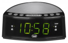 Trevi RC 846D fekete órás rádió Audio-Video / Hifi / Multimédia - Rádió / órás rádió - Ébresztőórás rádió - 500439