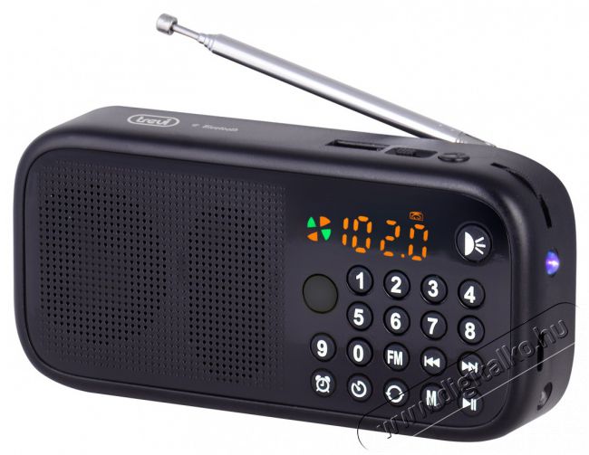 Trevi DR 7F40 hordozható Bluetooth/USB/microSD/FM hangszórós rádió Audio-Video / Hifi / Multimédia - Hordozható, vezeték nélküli / bluetooth hangsugárzó - Hordozható, vezeték nélküli / bluetooth hangsugárzó - 507970