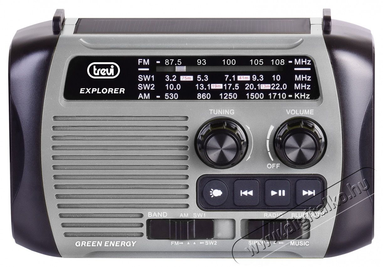 Trevi RA 7F30 BT FM/USB/microSD/Bluetooth napelemes,l&aacute;mp&aacute;s,dinam&oacute;s sz&uuml;rke r&aacute;di&oacute; Audio-Video / Hifi / Multim&eacute;dia - Hordozhat&oacute;, vezet&eacute;k n&eacute;lk&uuml;li / bluetooth hangsug&aacute;rz&oacute; - Hordozhat&oacute;, vezet&eacute;k n&eacute;lk&uuml;li / bluetooth hangsug&aacute;rz&oacute; - 507971