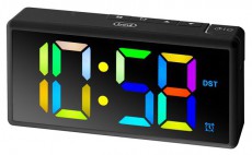 Trevi EC 886 Black digitális fekete ébresztőóra Háztartás / Otthon / Kültér - Óra - Ébresztőóra - 508850