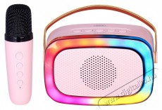Trevi XR8A01 hordozható rózsaszín gyermek party hangszóró Audio-Video / Hifi / Multimédia - Hordozható, vezeték nélküli / bluetooth hangsugárzó - Hordozható, vezeték nélküli / bluetooth hangsugárzó - 515836