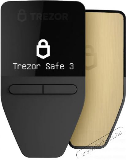 Trezor Safe 3 - Solar Gold hardver pénztárca Mobil / Kommunikáció / Smart - Okos eszköz - Egyéb okos eszköz - 529102