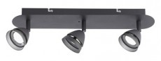 TRIO 850010332 Gemini fekete 3-as mennyezeti spot l&aacute;mpa H&aacute;ztart&aacute;s / Otthon / K&uuml;lt&eacute;r - Vil&aacute;g&iacute;t&aacute;s / elektromoss&aacute;g - Fali / mennyezeti l&aacute;mpa - 388079