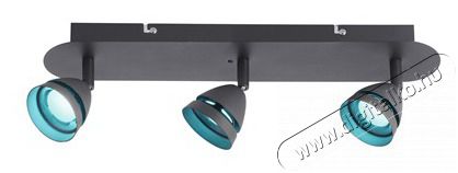 TRIO 850010332 Gemini fekete 3-as mennyezeti spot l&aacute;mpa H&aacute;ztart&aacute;s / Otthon / K&uuml;lt&eacute;r - Vil&aacute;g&iacute;t&aacute;s / elektromoss&aacute;g - Fali / mennyezeti l&aacute;mpa - 388079