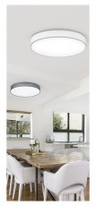 TRIO 621915501 Lugano 75 cm átmérő fehér mennyezeti lámpa Háztartás / Otthon / Kültér - Világítás / elektromosság - Fali / mennyezeti lámpa - 388393