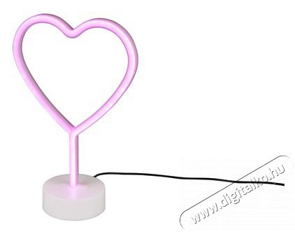 TRIO R55210101 Heart 30,5 cm USB asztali lámpa Háztartás / Otthon / Kültér - Világítás / elektromosság - Asztali lámpa - 388230