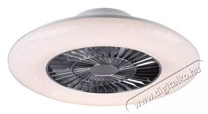 TRIO R62402106 Visby 40W 5000lm 3000 - 6500K króm ventilátor Háztartás / Otthon / Kültér - Ventilátor / Légkondicionáló - Fali / mennyezeti ventilátor - 394777