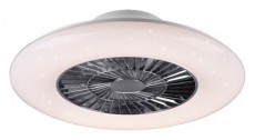 TRIO R62402106 Visby 40W 5000lm 3000 - 6500K króm ventilátor Háztartás / Otthon / Kültér - Ventilátor / Légkondicionáló - Fali / mennyezeti ventilátor - 394777