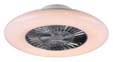 TRIO R62402106 Visby 40W 5000lm 3000 - 6500K króm ventilátor Háztartás / Otthon / Kültér - Ventilátor / Légkondicionáló - Fali / mennyezeti ventilátor - 394777