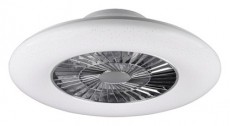 TRIO R62402106 Visby 40W 5000lm 3000 - 6500K króm ventilátor Háztartás / Otthon / Kültér - Ventilátor / Légkondicionáló - Fali / mennyezeti ventilátor - 394777