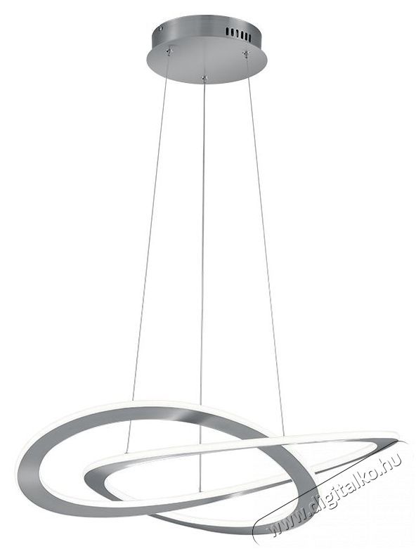 TRIO 321710107 OAKLAND 52W 5650lm 3000K nikkel f&uuml;ggesztett l&aacute;mpatest H&aacute;ztart&aacute;s / Otthon / K&uuml;lt&eacute;r - Vil&aacute;g&iacute;t&aacute;s / elektromoss&aacute;g - Fali / mennyezeti l&aacute;mpa - 395034