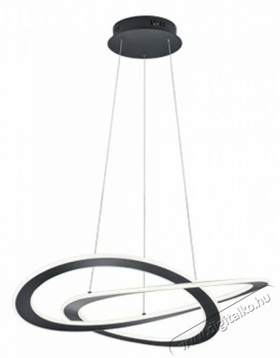 TRIO 321710142 OAKLAND 52W 5650lm 3000K antracit f&uuml;ggesztett l&aacute;mpatest H&aacute;ztart&aacute;s / Otthon / K&uuml;lt&eacute;r - Vil&aacute;g&iacute;t&aacute;s / elektromoss&aacute;g - Fali / mennyezeti l&aacute;mpa - 395032