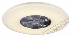 TRIO R62402906 Visby 50W 4400lm 3000 - 6500K króm ventilátor Háztartás / Otthon / Kültér - Ventilátor / Légkondicionáló - Fali / mennyezeti ventilátor - 394772