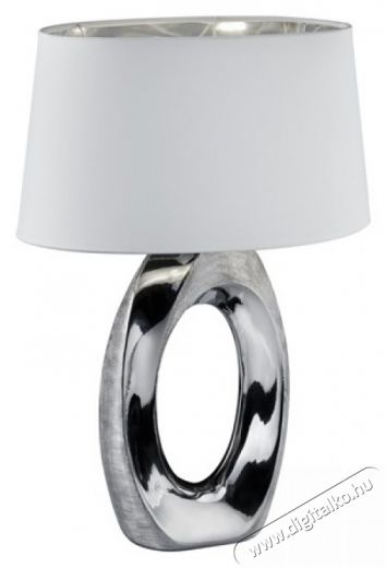 TRIO R50521089 Taba 60W E27 ezüst asztali lámpatest Háztartás / Otthon / Kültér - Világítás / elektromosság - Asztali lámpa - 388591