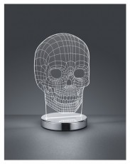 TRIO R52461106 Skull asztali l&aacute;mpa H&aacute;ztart&aacute;s / Otthon / K&uuml;lt&eacute;r - Vil&aacute;g&iacute;t&aacute;s / elektromoss&aacute;g - Asztali l&aacute;mpa - 431494