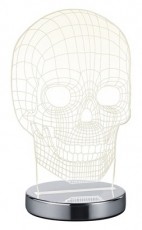 TRIO R52461106 Skull asztali l&aacute;mpa H&aacute;ztart&aacute;s / Otthon / K&uuml;lt&eacute;r - Vil&aacute;g&iacute;t&aacute;s / elektromoss&aacute;g - Asztali l&aacute;mpa - 431494