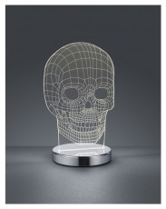 TRIO R52461106 Skull asztali l&aacute;mpa H&aacute;ztart&aacute;s / Otthon / K&uuml;lt&eacute;r - Vil&aacute;g&iacute;t&aacute;s / elektromoss&aacute;g - Asztali l&aacute;mpa - 431494