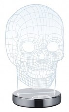 TRIO R52461106 Skull asztali l&aacute;mpa H&aacute;ztart&aacute;s / Otthon / K&uuml;lt&eacute;r - Vil&aacute;g&iacute;t&aacute;s / elektromoss&aacute;g - Asztali l&aacute;mpa - 431494