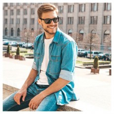 Trizand polarizált napszemüveg tokkal Szépségápolás / Egészség - Napszemüveg / olvasószemüveg - 502308