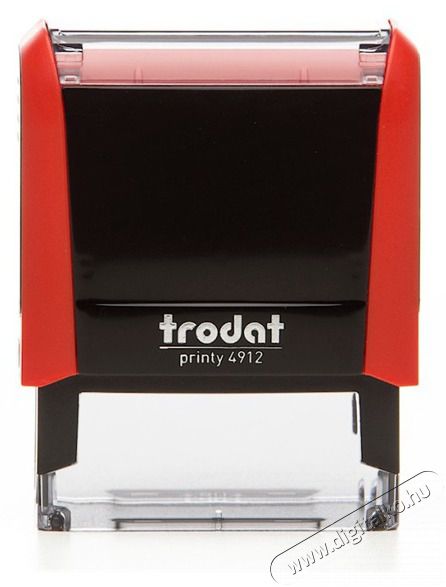 TRODAT 4912 Printy 4.0 piros b&eacute;lyegző Iroda &eacute;s sz&aacute;m&iacute;t&aacute;stechnika - Egy&eacute;b sz&aacute;m&iacute;t&aacute;stechnikai term&eacute;k - 390465