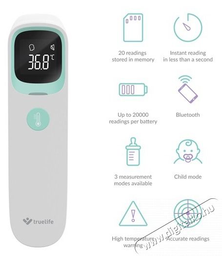 TRUELIFE Care Q10 BT l&aacute;zm&eacute;rő Sz&eacute;ps&eacute;g&aacute;pol&aacute;s / Eg&eacute;szs&eacute;g - L&aacute;zm&eacute;rő - 484222