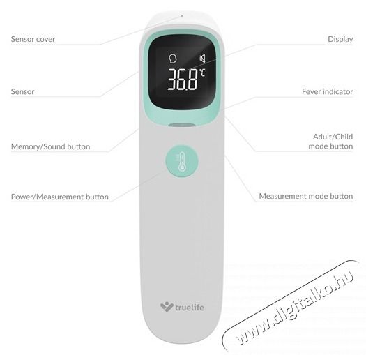 TRUELIFE Care Q10 BT l&aacute;zm&eacute;rő Sz&eacute;ps&eacute;g&aacute;pol&aacute;s / Eg&eacute;szs&eacute;g - L&aacute;zm&eacute;rő - 484222