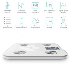 TRUELIFE FitScale W6 BT Bluetooth okosmérleg Szépségápolás / Egészség - Mérleg - Személy mérleg - 480512