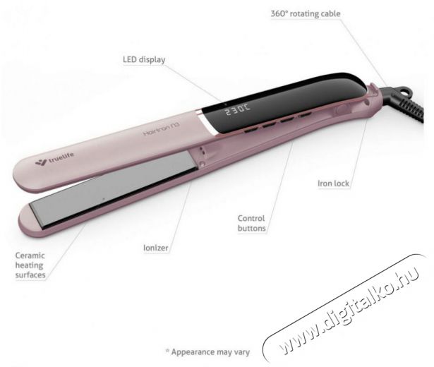TRUELIFE HairIron N3 Sz&eacute;ps&eacute;g&aacute;pol&aacute;s / Eg&eacute;szs&eacute;g - Haj&aacute;pol&aacute;s - Hajvasal&oacute; / egyenes&iacute;tő - 510708
