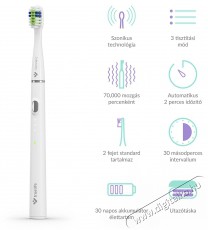 TRUELIFE SonicBrush Slim20 White Elektromos fogkefe Szépségápolás / Egészség - Száj / fog ápolás - Elektromos fogkefe - 526515
